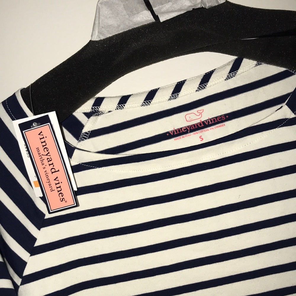 Vineyard Vines Mixed Stripe Knit Top - Picture 2 of 7